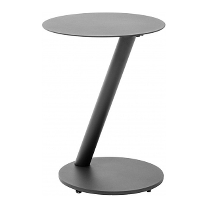 barths Paros Beistelltisch rund Aluminium anthrazit 45,0 x 45,0 x 45,5 cm, 1 St.