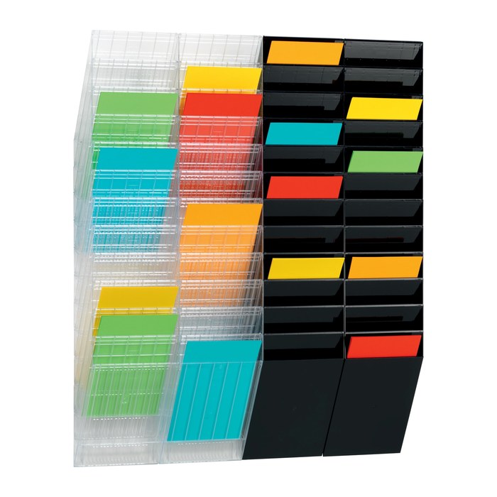 DURABLE Wandprospekthalter FLEXIBOXX transparent DIN A4 35,0 x 9,5 x 114,0 cm, 1 St.