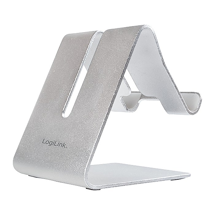 Logilink Smartphone- und Tablethalter, Aluminium