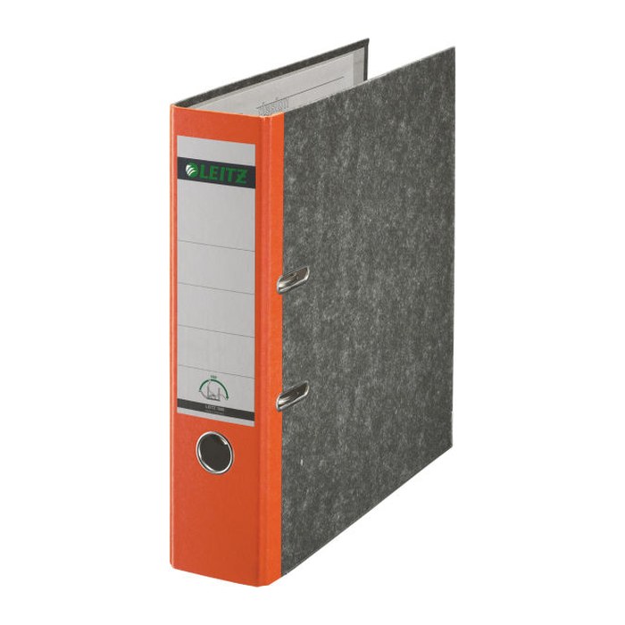 LEITZ 1080 Ordner orange marmoriert Karton 8,0 cm DIN A4, 1 St.