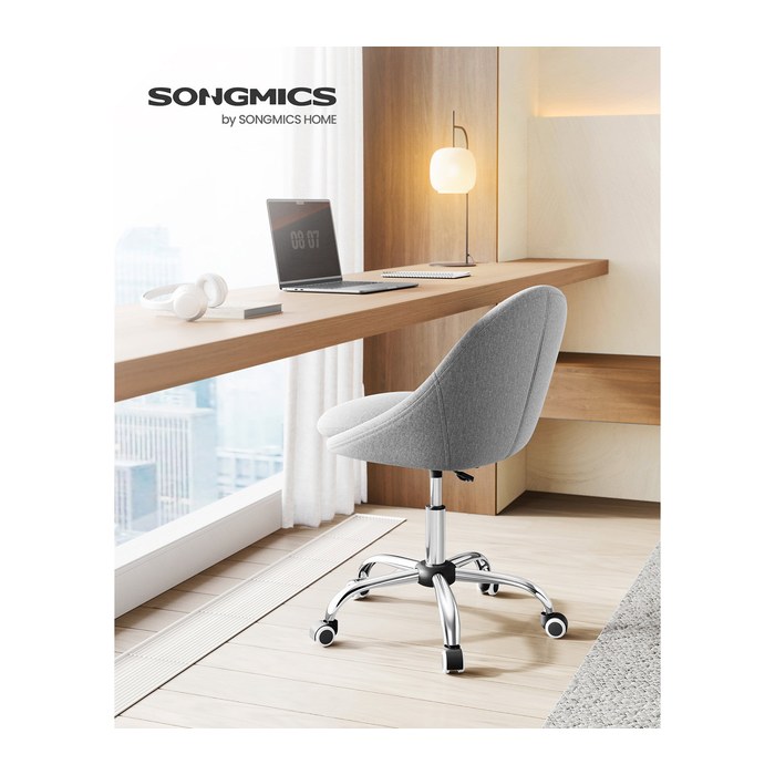 SONGMICS Besuchersessel OBG020G01V1 grau Stoff, 1 St.