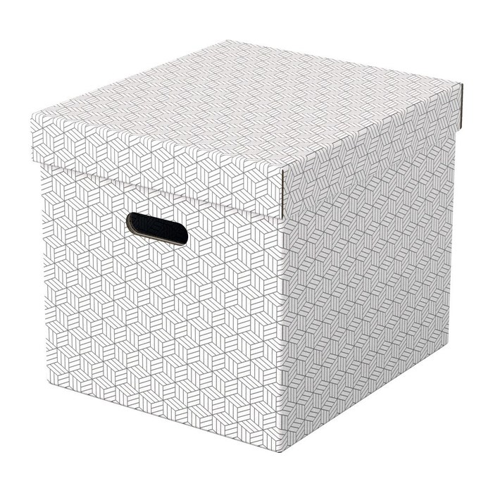 Esselte Home Aufbewahrungsboxen 33,0 l weiß 32,0 x 36,5 x 31,5 cm, 3 St.