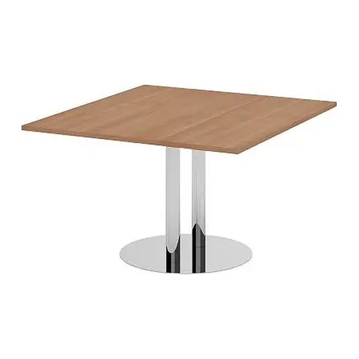 HAMMERBACHER Verbindungsplatte KT12S nussbaum, chrom rechteckig 120,0 x 130,0 x 74,0 cm