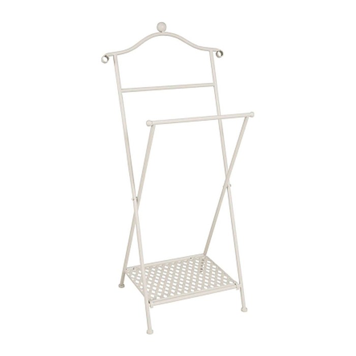 HAKU Möbel Herrendiener 81316 weiß Metall 46,0 x 98,0 cm, 1 St.