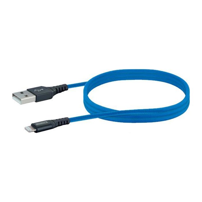 Schwaiger USB-Kabel 2.0 A auf Apple Lightning 1,20m Blau