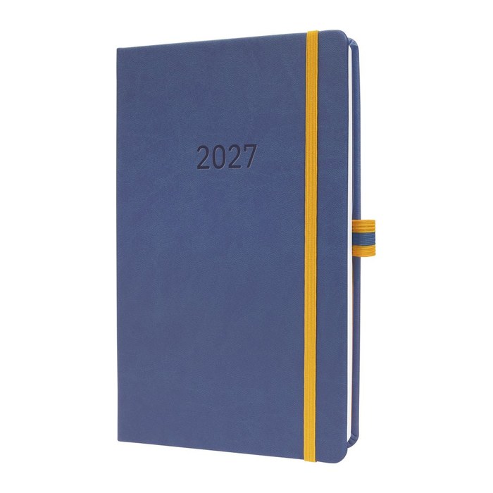 SIGEL Buchkalender CONCEPTUM Linescape 2027 blau/gelb, 1 St.