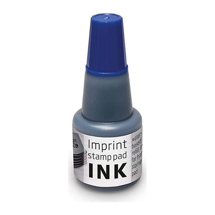 trodat Stempelfarbe Imprint Wasserbasierend blau 24ML 7711