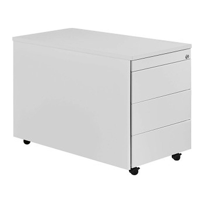 mauser Rollcontainer lichtgrau 4 Auszüge 41,7 x 80,0 x 57,9 cm