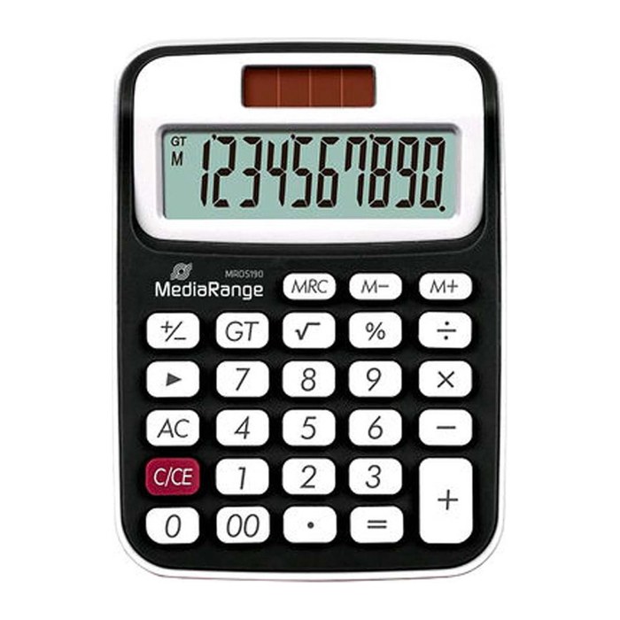 MediaRange MROS190 Taschenrechner schwarz/weiß