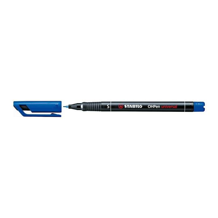 STABILO OHPen universal Folienstifte blau 0,4 mm permanent, 10 St.