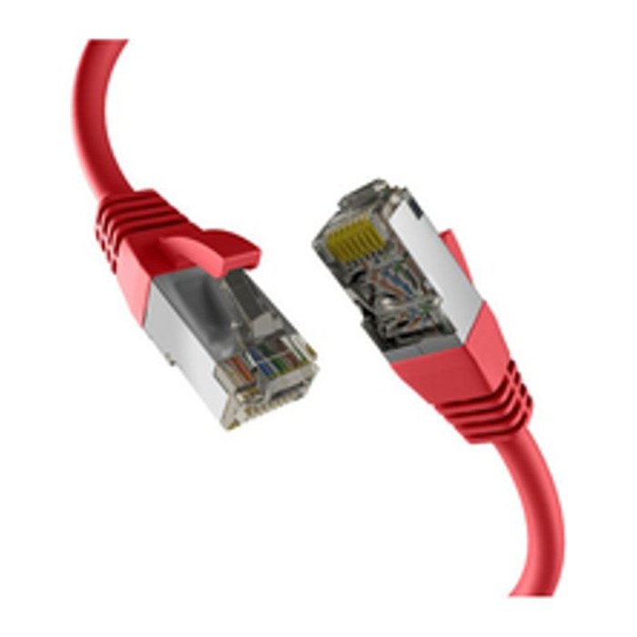 EFB RJ45 Patchkabel S/FTP PIMF Cat8.1 7.50m rot