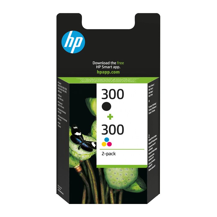 HP 300(CN637EE) schwarz, color Druckerpatronen, 2er-Set