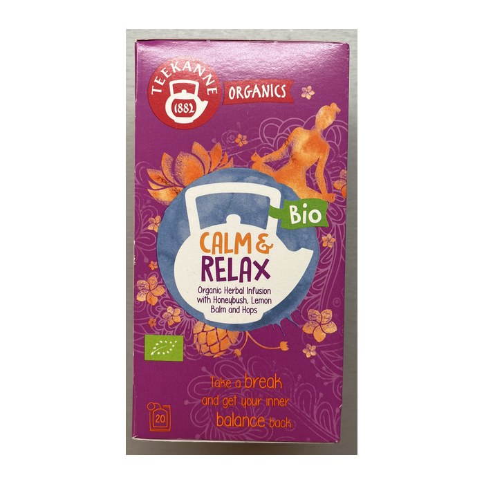 TEEKANNE ORGANICS. CALM & RELAX Bio-Tee 20 Portionen