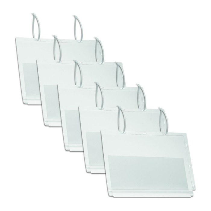 DURABLE Dokumentenhüllen transparent A4, 5 St.