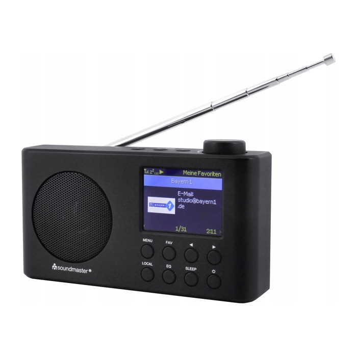 soundmaster IR6500SW Internetradio schwarz