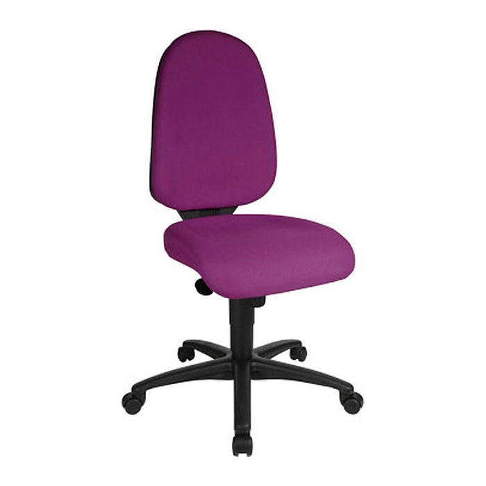 Topstar Bürostuhl Syncro Pro 5, S500 G03 Stoff lila, Gestell schwarz