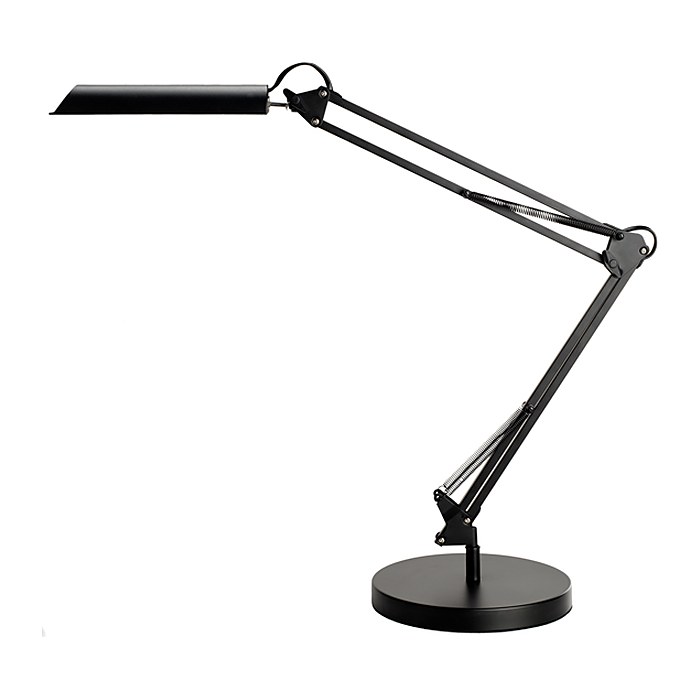 unilux SWINGO LED LED-Schreibtischlampe schwarz 11 W
