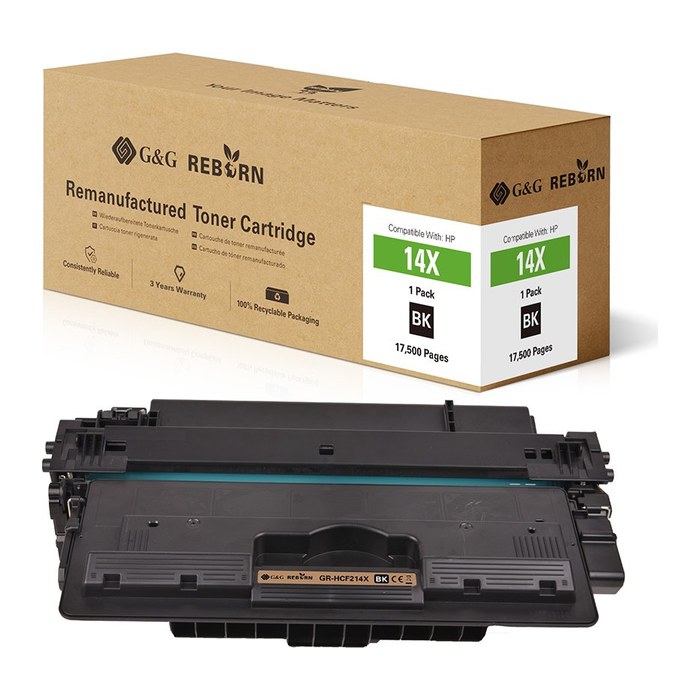 G&G Reborn-Toner kompatibel mit HP 14X / CF214X