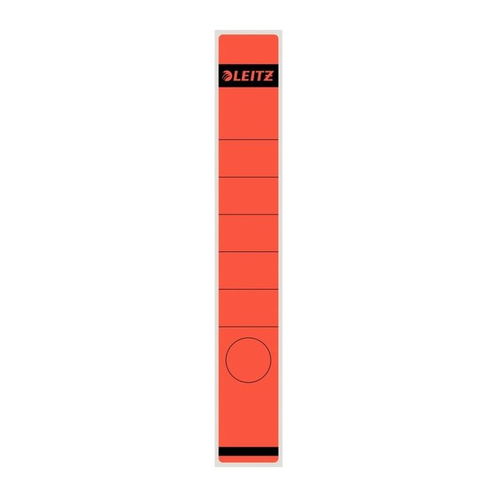 LEITZ Ordneretiketten 1648 rot für 5,2 cm Rückenbreite, 10 St.