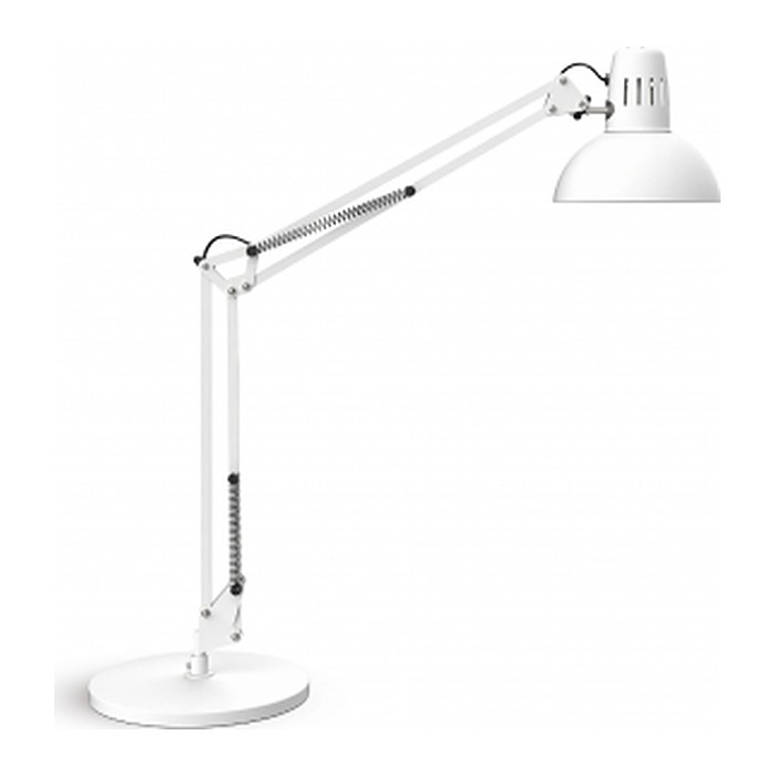 MAUL LED Tischleuchte MAULstudy mit Standfuß E27, weiß