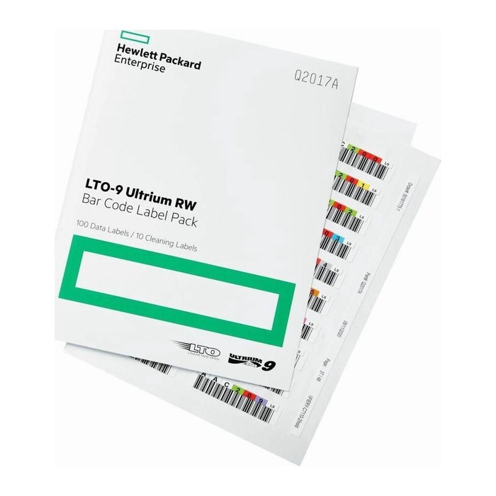 HPE LTO9 Ultrium Barcode Label (100+10) Q2017A