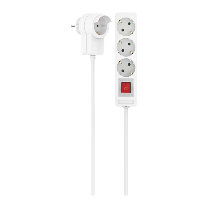 hama Powerplug 4-fach Steckdosenleiste 1,4 m weiß