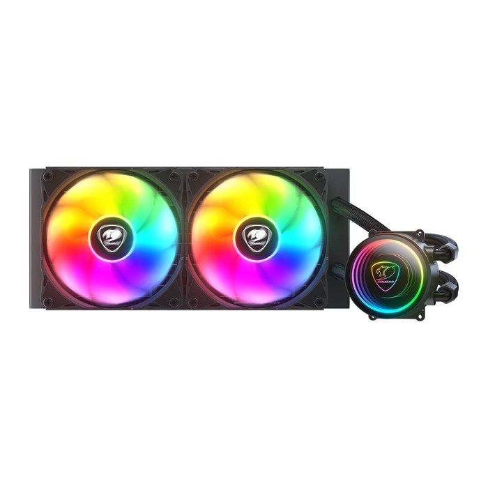 COUGAR CPU Wasserkühlung Poseidon Elite 240, ARGB, Schwarz