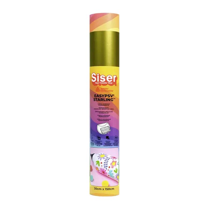 Siser® EasyPSV Starling Vinylfolie permanent gold 30,0 x 150,0 cm, 1 Rolle