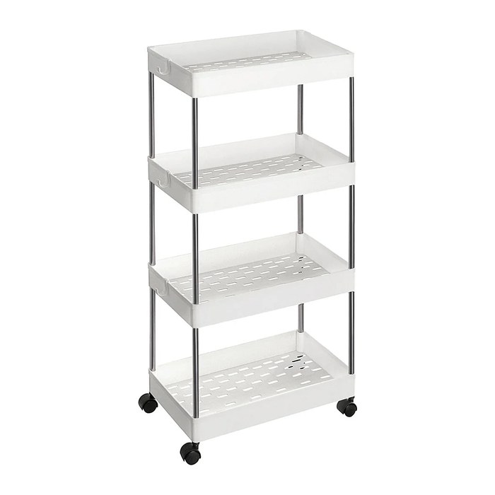 SONGMICS Nischenwagen weiß 42,0 x 22,5 x 87,0 cm