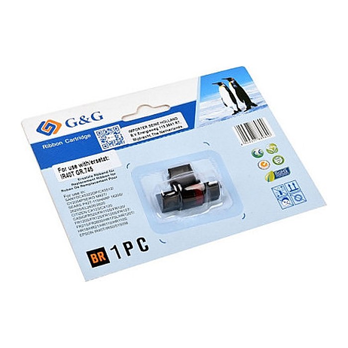 G&G RI-IR40T-BR schwarz/rot Farbrolle