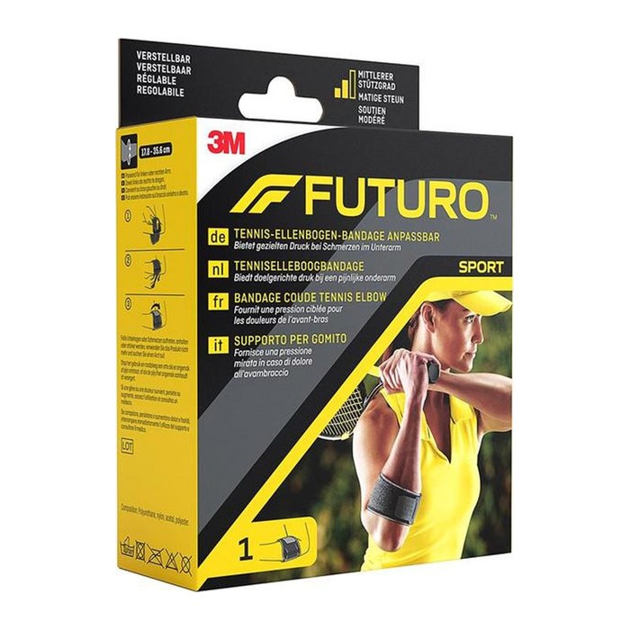 FUTURO™ Ellenbogenbandage Tennis, Sport 45975DABI schwarz 17,8-35,6 cm, 1 St.
