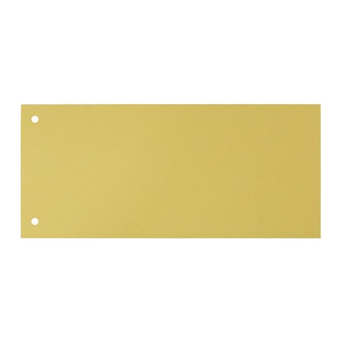 DONAU Trennstreifen DONAU gelb, 190 g/qm Karton 23,5 x 10,5 cm, 100 St.