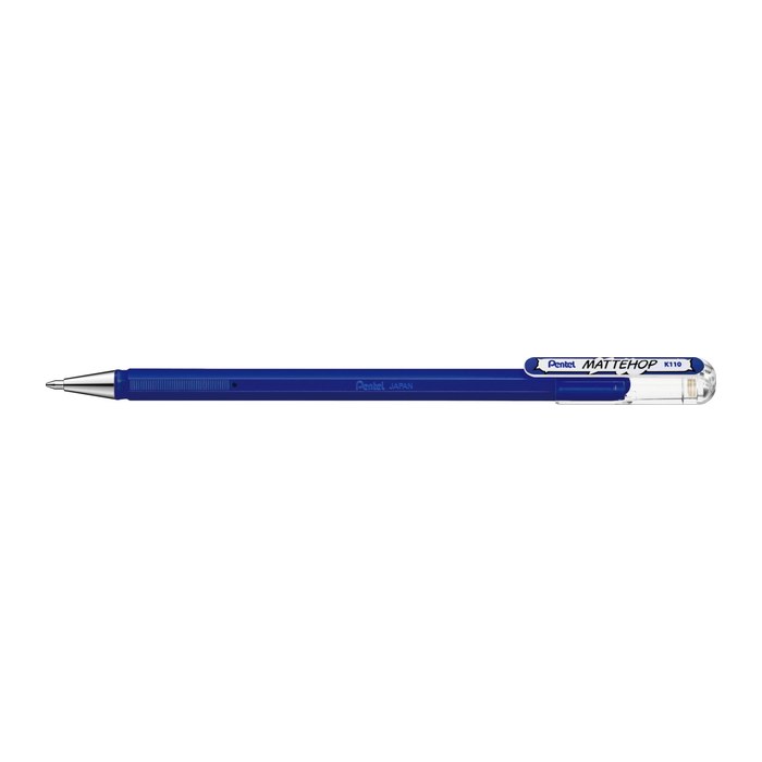 Pentel Mattehop Gelschreiber 0,5 mm, Schreibfarbe: blau, 1 St.