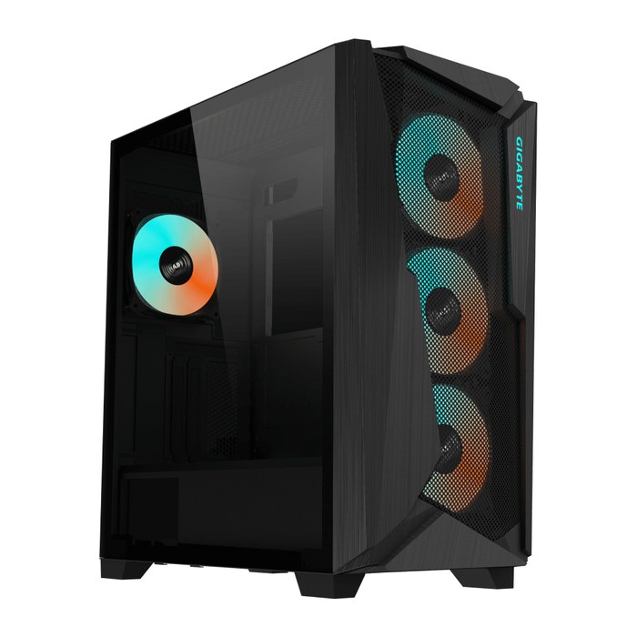 Gigabyte C301 Glass V2, black, ATX