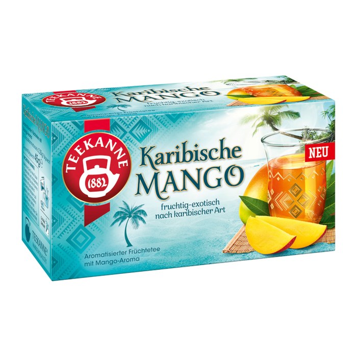 TEEKANNE Karibische Mango Tee 20 Portionen