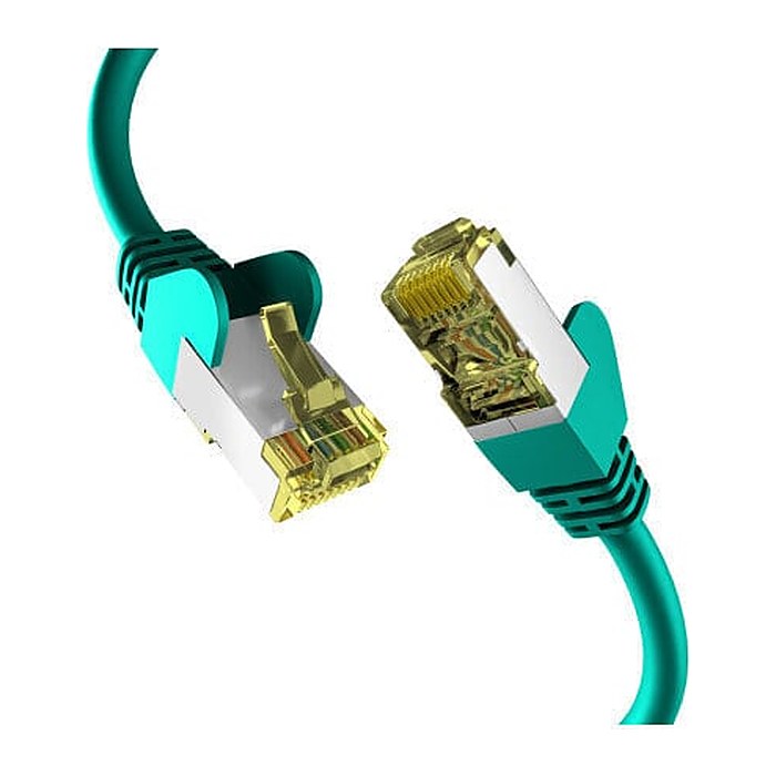 EFB RJ45 Patchkabel S/FTP Cat.6a PIMF 0.25m grün