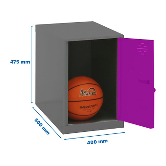 Simonrack Spind SIMONLOCKER DISM anthrazit, pink 8425437117701, 1 Schließfach 40,0 x 50,0 x 47,5 cm