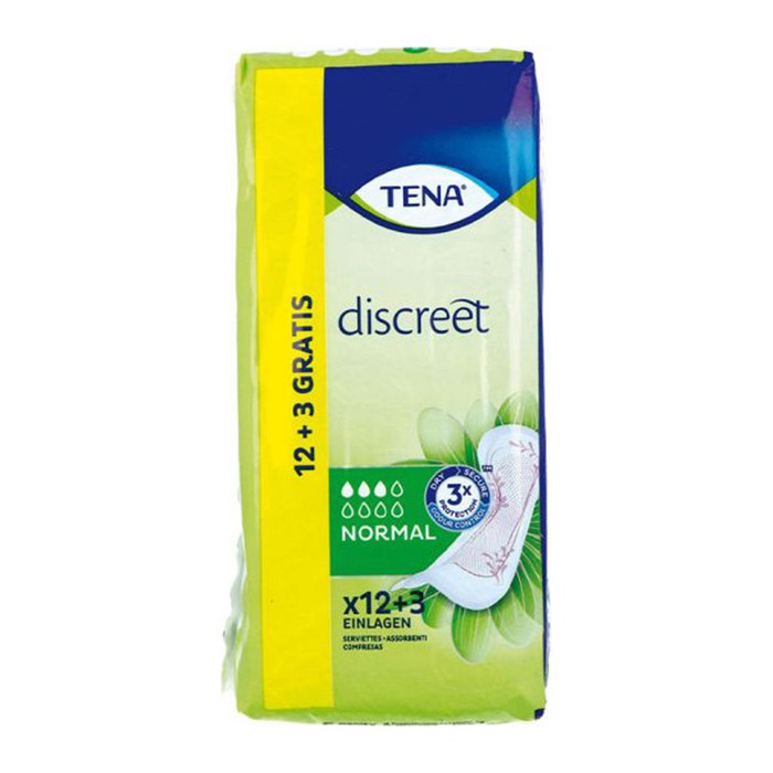 TENA Slipeinlagen discreet NORMAL, 15 St.