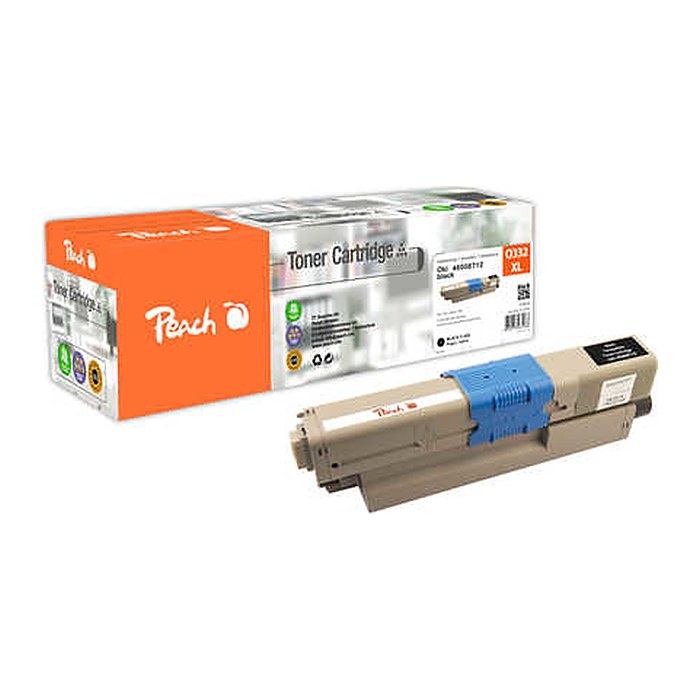 Peach Toner OKI C332XL 46508712 black remanufactured