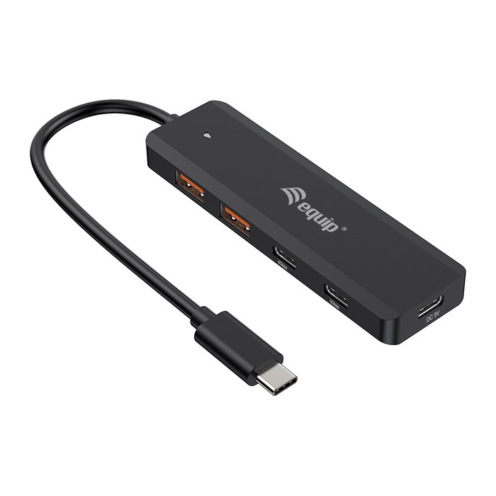 Equip 4-Port USB-C3.2-Hub->2xUSB-A 3.2/2xUSB-C/USB-C 10Gbps