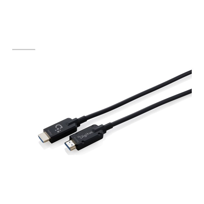 DIGITUS HDMI AOC Glasfaserkabel gepanzert UHD 8K 50m schwarz