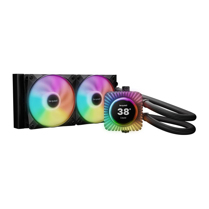 be quiet! WAK LIGHT LOOP IO LCD 240mm Black