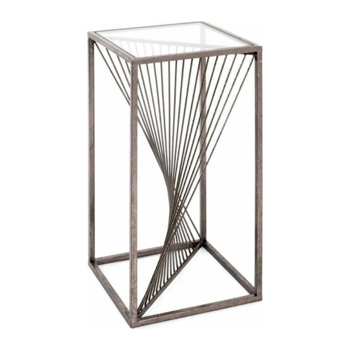 HAKU Möbel Beistelltisch rechteckig Metall bronze 45,0 x 45,0 x 60,0 cm, 1 St.