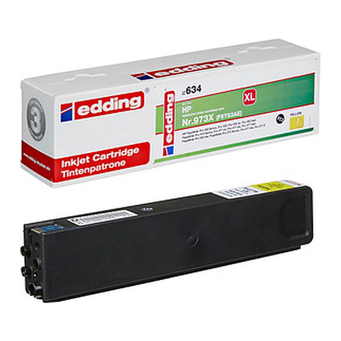 edding EDD-634 gelb Druckerpatrone kompatibel zu HP 973X (F6T83AE)