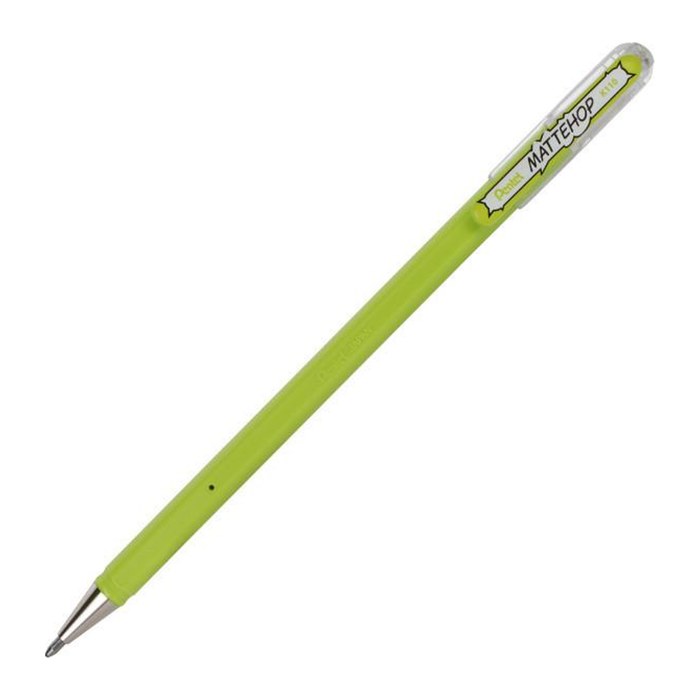 Pentel Mattehop Gelschreiber gelb-grün 0,5 mm, Schreibfarbe: gelb, 1 St.