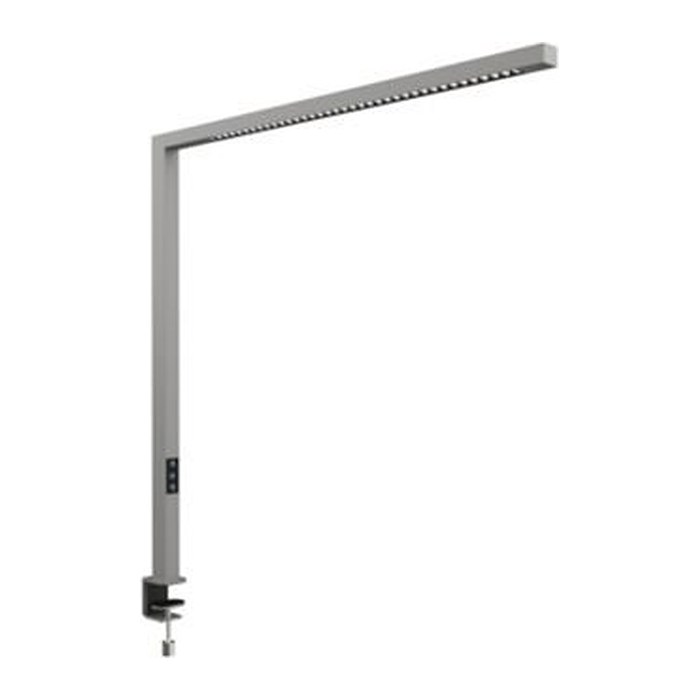 MAUL MAULplinus LED Schreibtischlampe silber mit Tischklemme