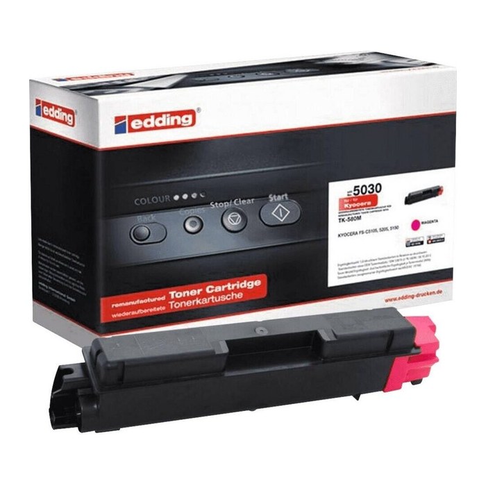 edding EDD-5030 magenta Toner kompatibel zu KYOCERA TK-580M