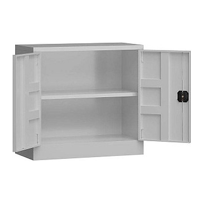 ClassiX Stahlschrank X-530300 lichtgrau 1 Fachboden 80,0 x 38,0 x 75,0 cm, aufgebaut, 1 St.