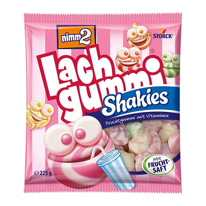 nimm2® Lachgummi Shakies Fruchtgummi 225,0 g, 1 St.