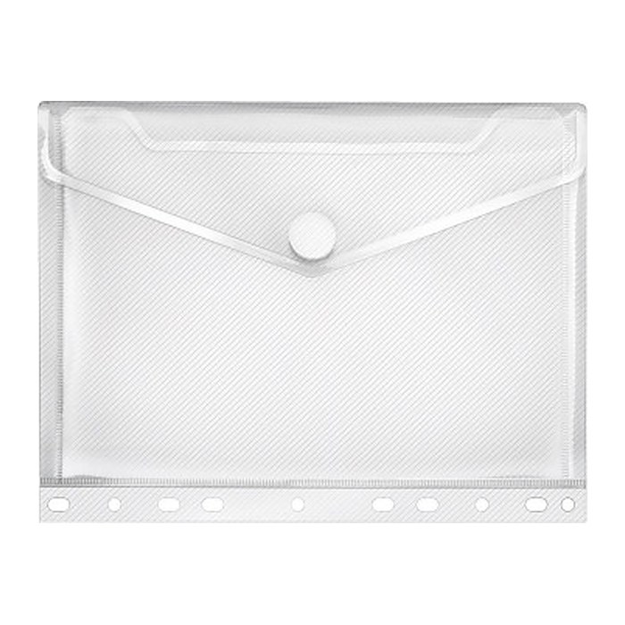 VELOFLEX Dokumententaschen Crystal DIN A5 transparent genarbt, 10 St.